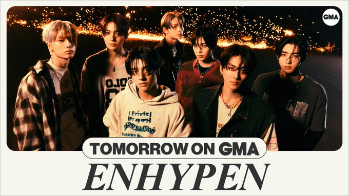 굿모닝 아메리카에 출연하는 엔하이픈